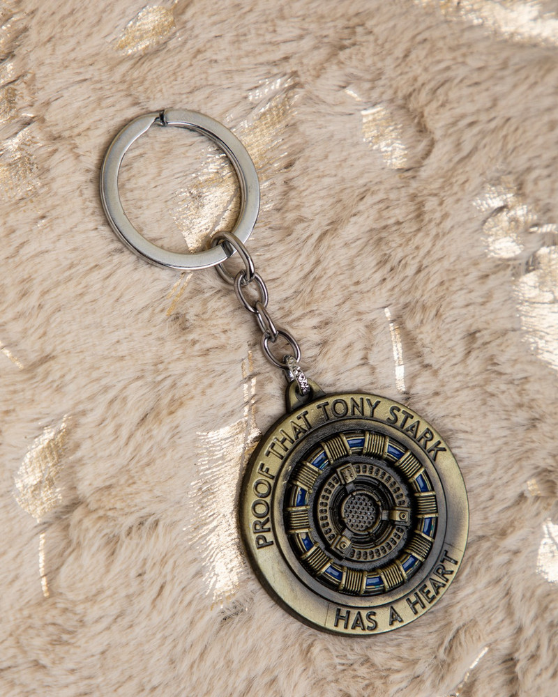 Tony stark keychain hot sale