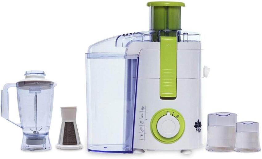 BMS Lifestyle by BMS Lifestyle 500FPN4 Raw Juice Machine 5 IN 1 Food  Processor With 3 Jar And Fruit Filter Attachment Free (Pulp Juice Extractor).  Juicer 500 Juicer Mixer Grinder (3 Jars
