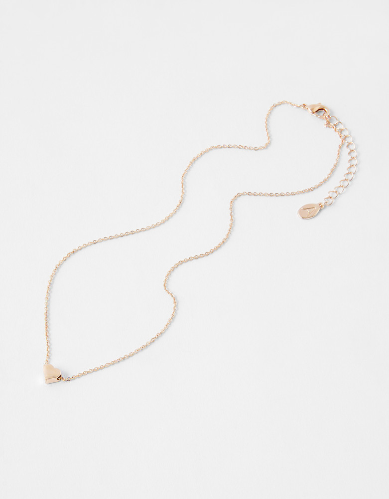 ACCESSORIZE LONDON SOLID HEART PENDANT Alloy Necklace Price in