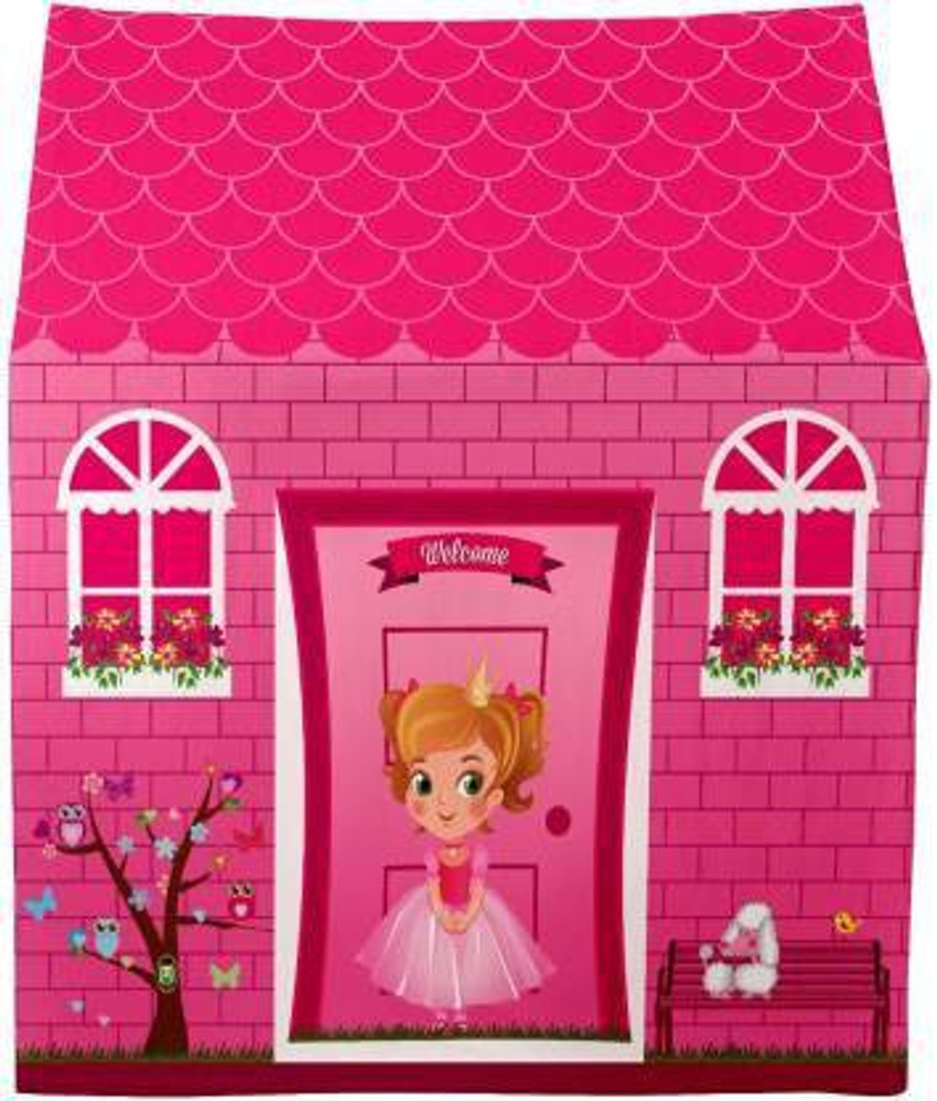 AMEEDARSHAN BARBIE DOLL PINK Role Play Pipe Tent House for Kids