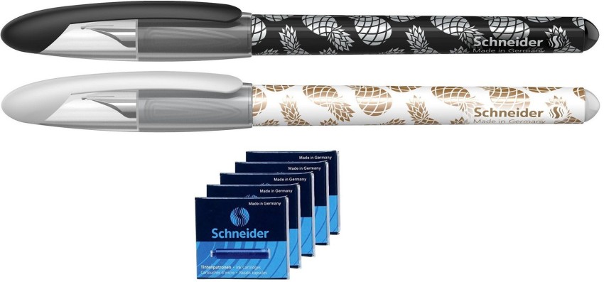 schneider Voyage White & Black (Right & Left Hand) Cartridge Multicolor  Fountain Pen - Buy schneider Voyage White & Black (Right & Left Hand)  Cartridge Multicolor Fountain Pen - Fountain Pen Online