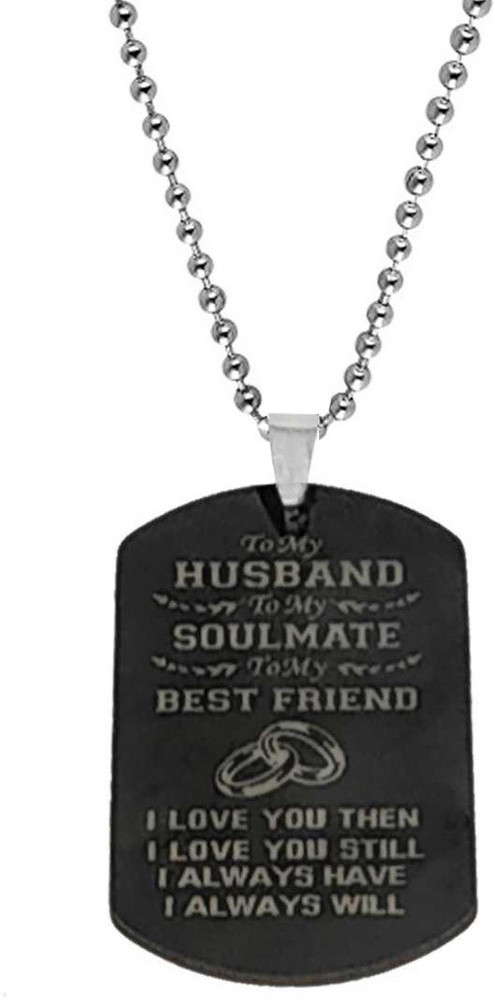 Best friend dog tag and necklace cheap