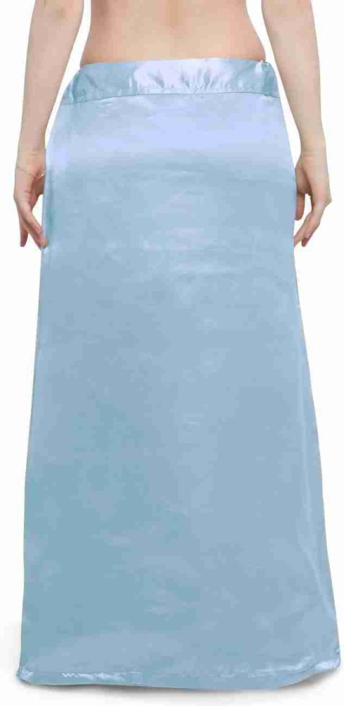 Mermaid Ice Blue SP Satin Blend Petticoat Price in India - Buy