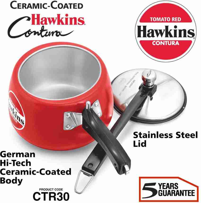 Hawkins pressure cooker red colour new arrivals