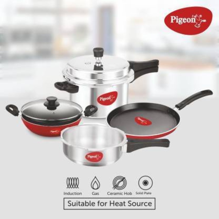 Pigeon induction pressure discount cooker combo offer