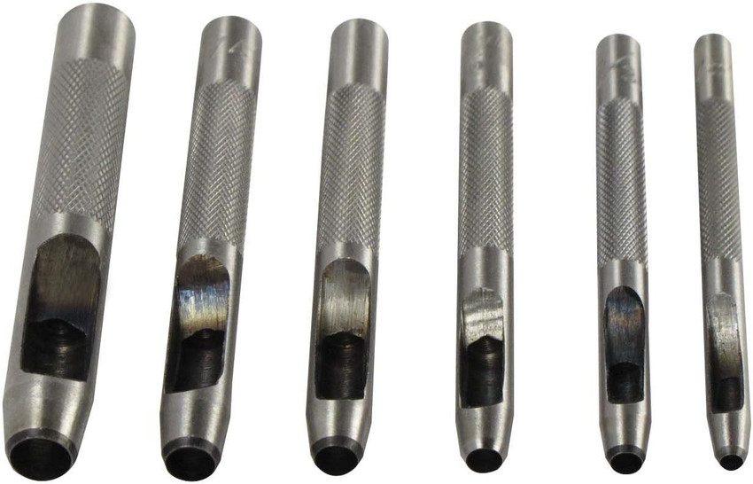 Flipkart A S TOOLSHOP Hollow Punch Set Belt Punch Round Hole Hollow Hole Punch Set Leather Punch Punch 6 piece Punches Punching Machines LEATHER