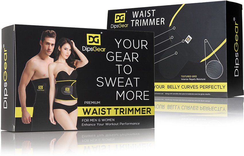 DipsGear Men and Women Waist Trimmer Neoprene Sweat Slim Body