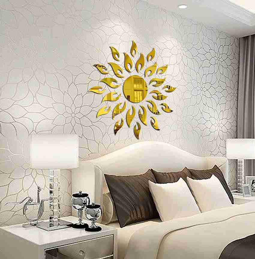 Acrylic mirror store wall stickers