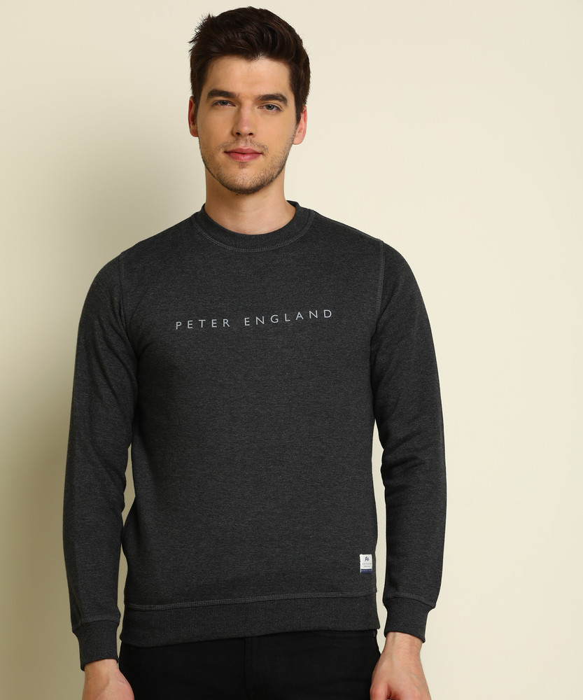PETER ENGLAND Full Sleeve Solid Men Sweatshirt Buy PETER ENGLAND
