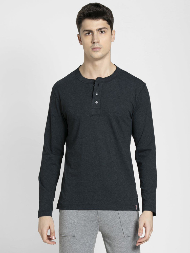 Men's Long Sleeve Ease Performance Henley Shirt Light