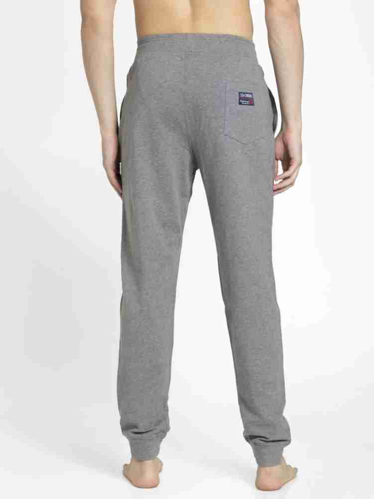 JOCKEY US90 Solid Men Grey Track Pants - Buy Grey Melange JOCKEY