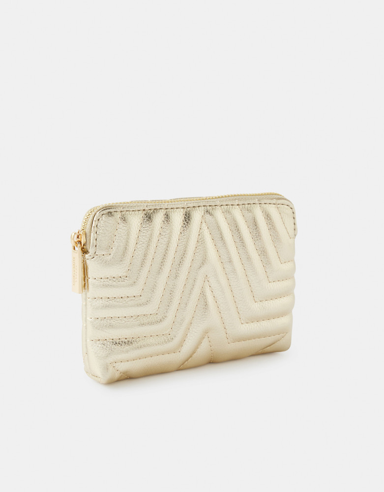 ACCESSORIZE LONDON Women Casual Gold Artificial Leather Money Clip GOLD Price in India Flipkart