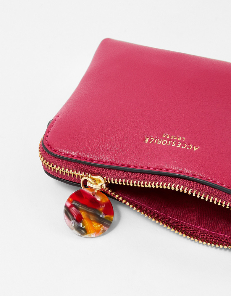 ACCESSORIZE LONDON Women Casual Multicolor Artificial Leather Money Clip BERRY Price in India Flipkart