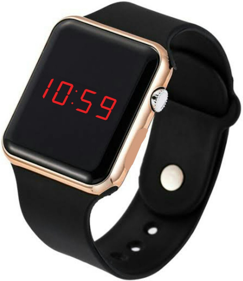 Gold plated cheap digital watch