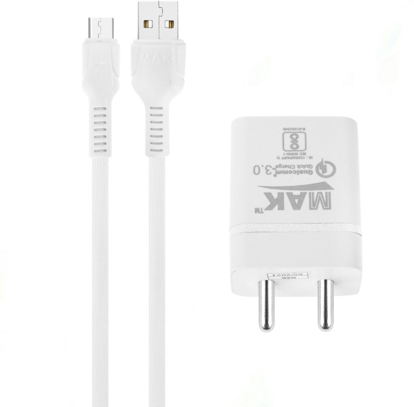 MAK 18 W 3 A Mobile Charger with Detachable Cable - MAK 