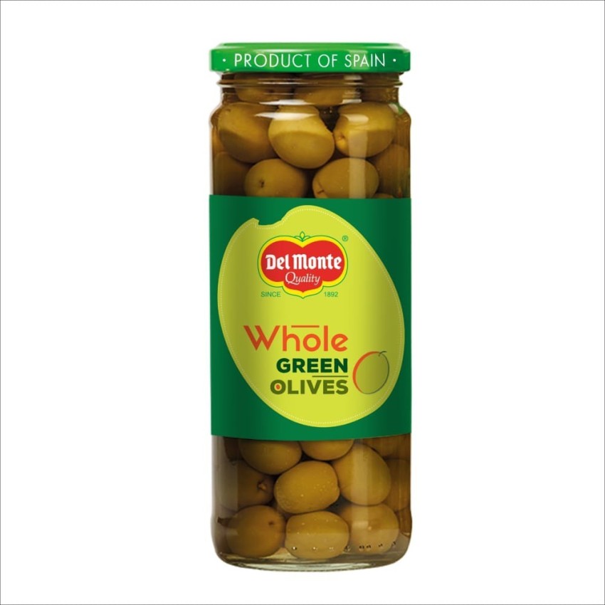 Buy Del Monte Green Olives Sliced 450 Gm Jar Online At Best Price