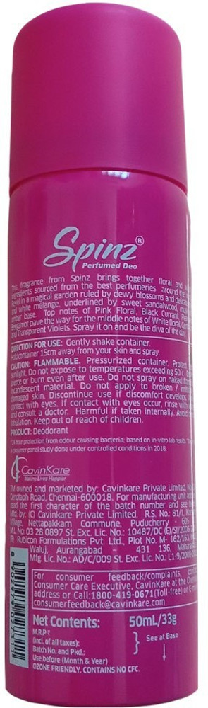 Spinz online pocket perfume