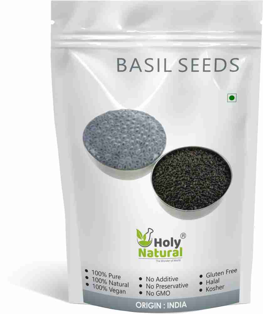 Holy Natural BASIL SEEDS 100 GM Sweet Basil Seeds Price in