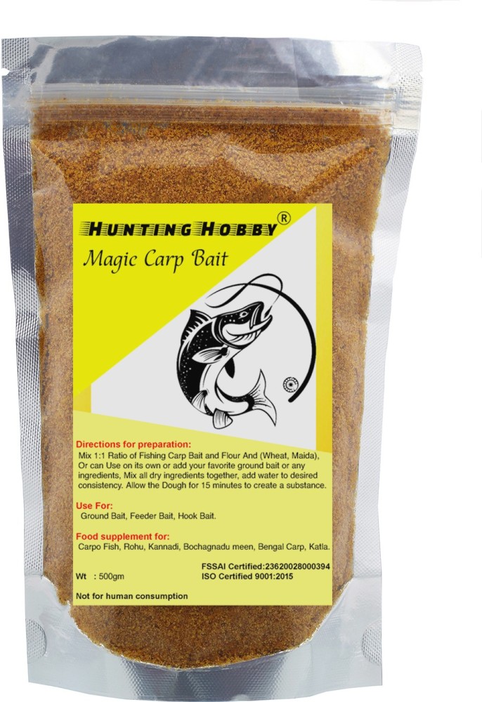 Hunting Hobby Fishing Magic Crap Bait Food (500 grams) 0.5 kg Dry Senior  Fish Food Price in India - Buy Hunting Hobby Fishing Magic Crap Bait Food  (500 grams) 0.5 kg Dry