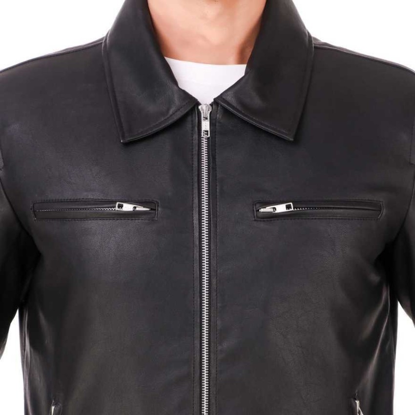 Acne studios august hot sale leather jacket