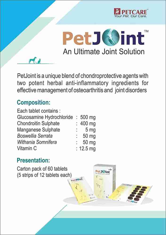 Pet sale joint tablet