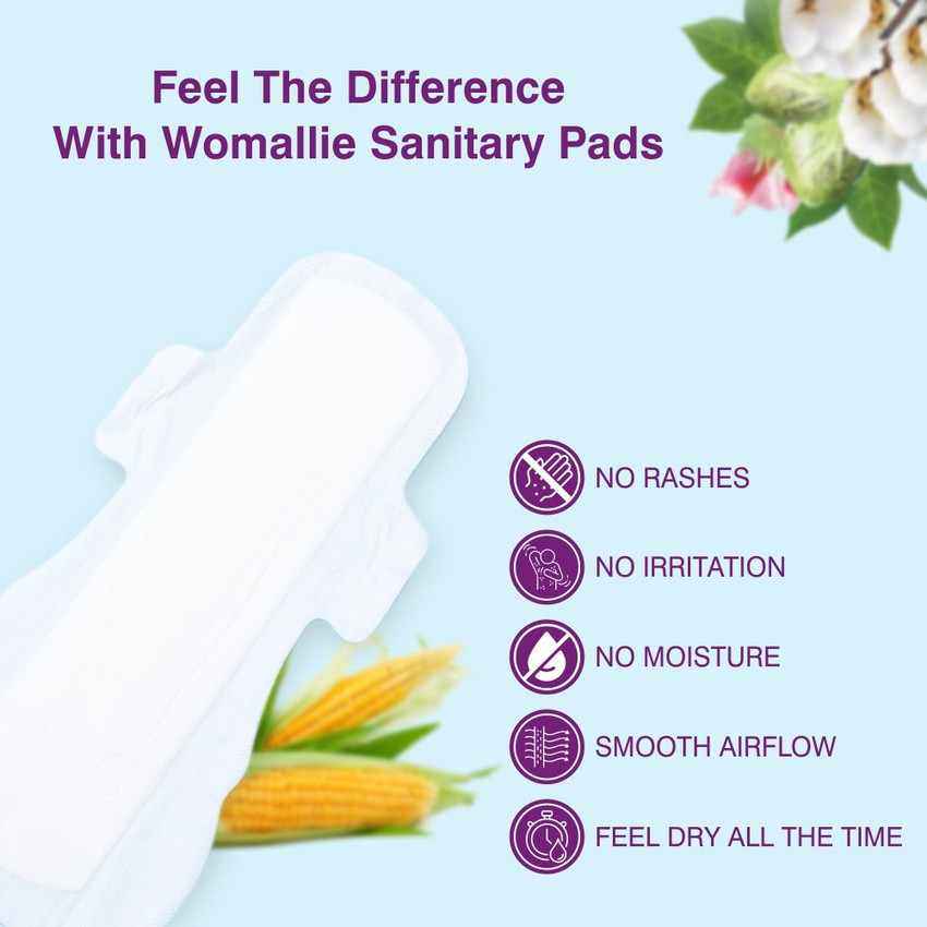 Feminine pads on sale made of cotton