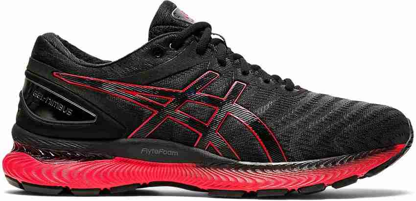 Asics red and black discount