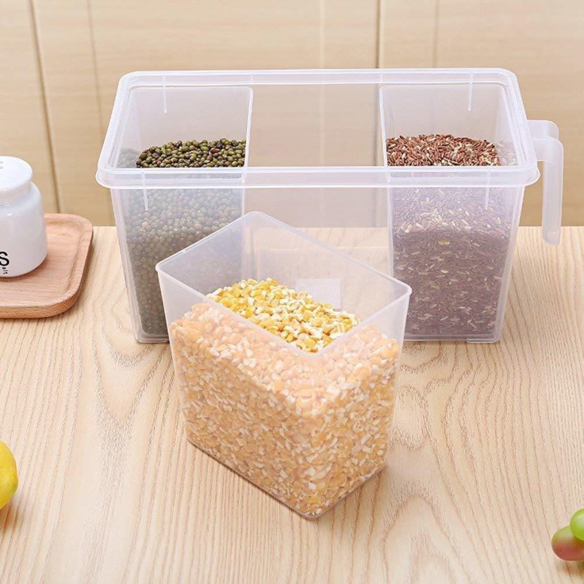  Refrigerator Organizer Bins with Lid, Plastic Refrigerator  Storage Containers with Handles, Fruit Storage Containers for Fridge  Cabinet 1PC : Home & Kitchen