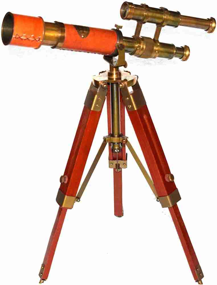 Buy Brass Telescope with Wooden Tripod Stand at 45% OFF Online