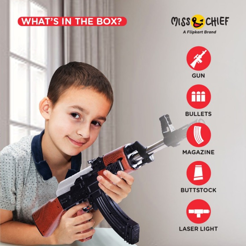 ELITE SNIPER Children's Toy Gun Nerf Gun with 15 Bullets & Magazine