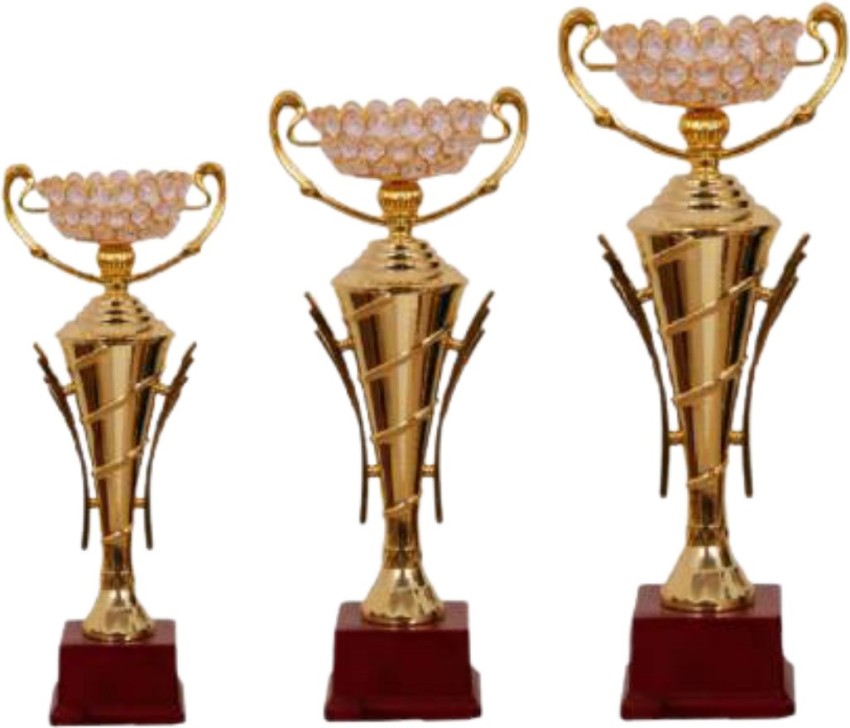 Fibre Gold Cup Trophies, For Awards And Gifting, Size (inches