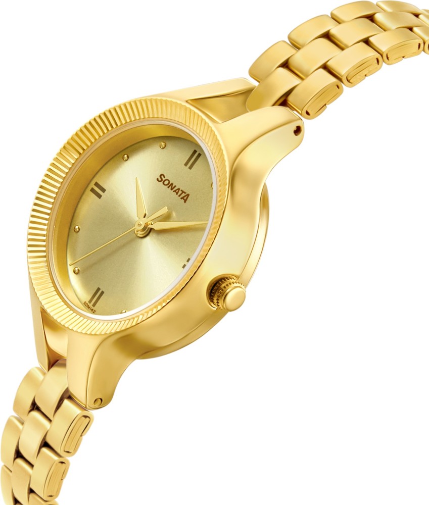 Sonata gold watches discount online