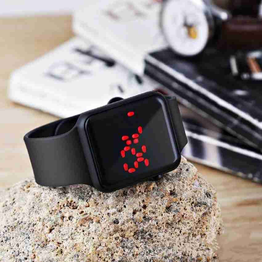 Digital led band clearance watch