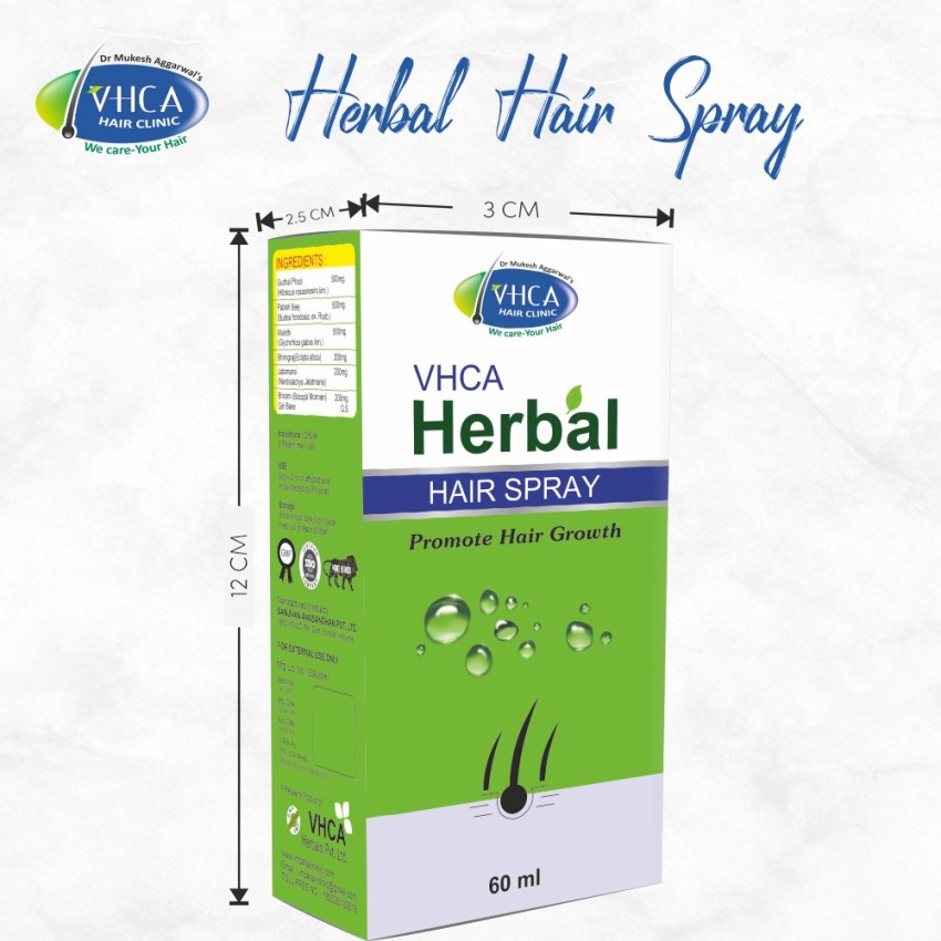 Buy VHCA Hair Grow Spray For Men Women Boys Girl  Herbal Hair Spray   Promote hair Growth  60 ml Online at Best Prices in India  JioMart