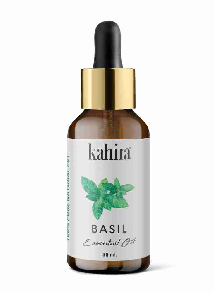 Kahira Basil Tulsi Essential Oil Pure Natural Undiluted