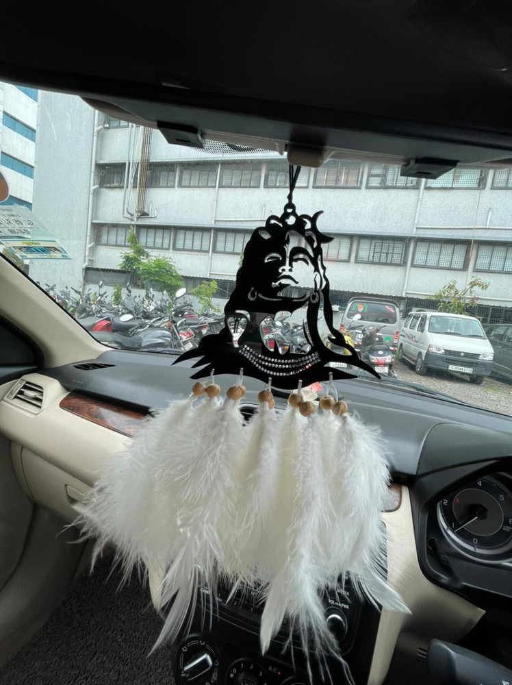 Car mirror shop decor