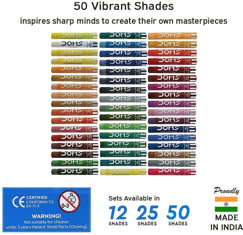 Doms Oil Pastels ( Pack of 12 Shades )