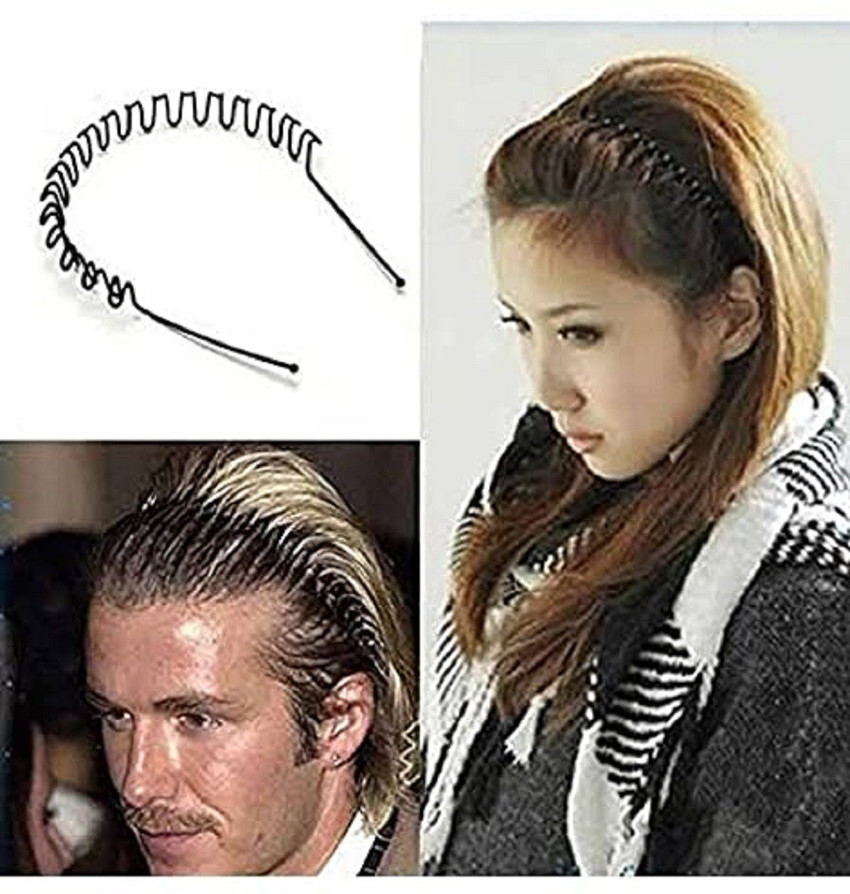 KK CRAFT Zigzag Headband For Unisex Wavy Hair Band For Boys And