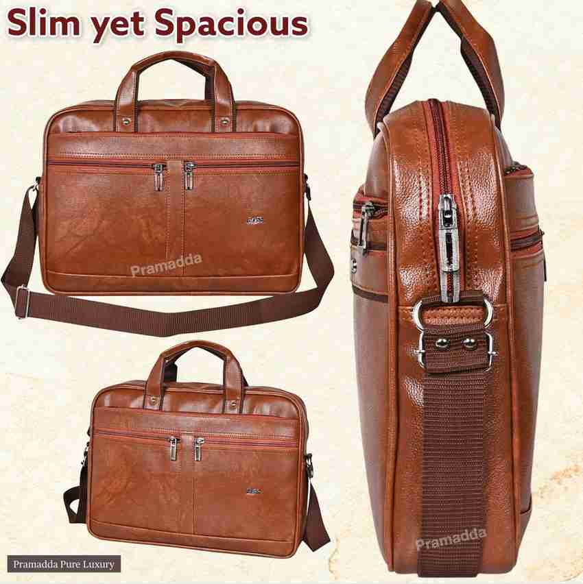 Flipkart Pramadda Pure Luxury ELITE vegan leather messenger