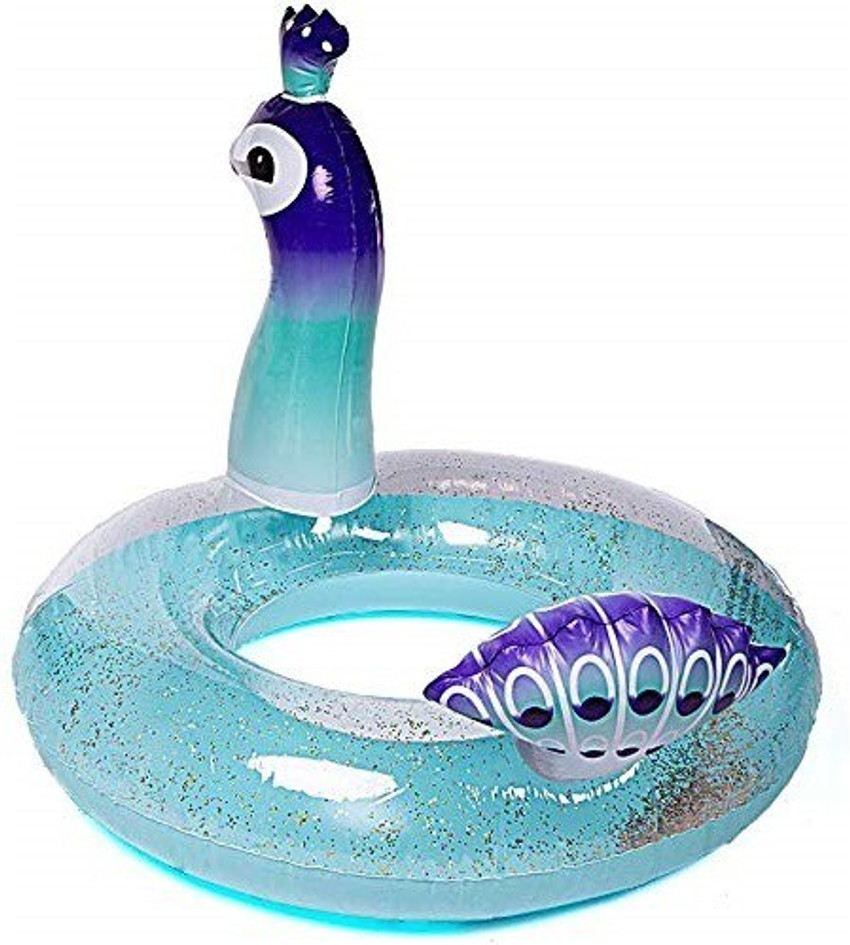 Inflatable peacock float top