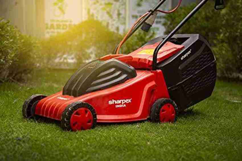 Sharpex Electric Lawn Mower Folding Handle 1200 Watt 15 Mtr