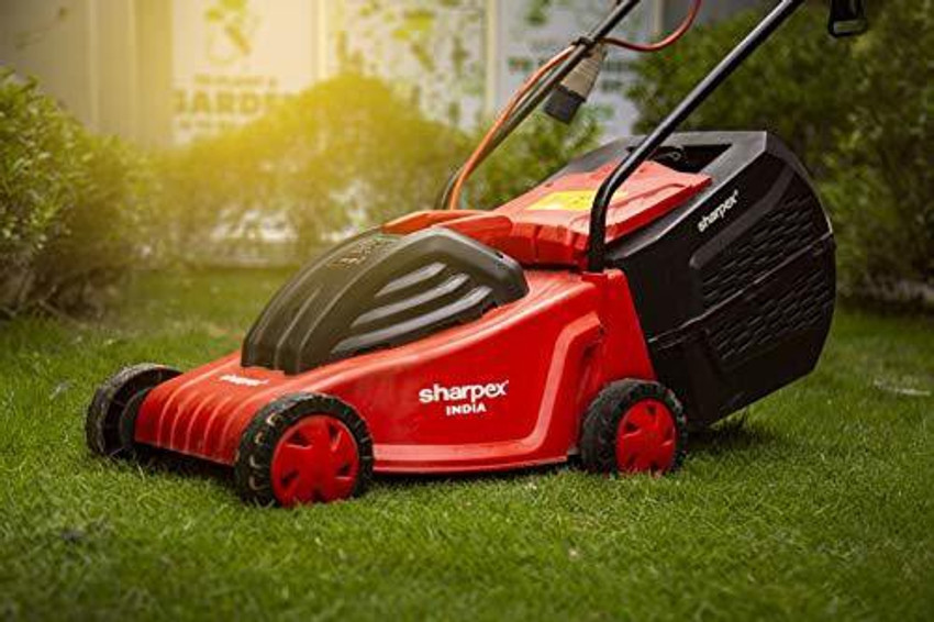 Sharpex electric deals lawn mower