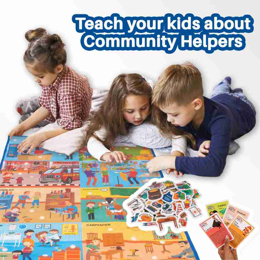 Community Helper Roll and Cover Two Dice Mats - JDaniel4s Mom