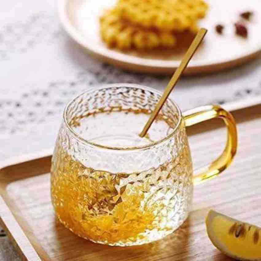 Buy Glass Tea Cup, Coffee Mugs with Handle-Royal tea cup (150ML) Online in  India – Skyborn