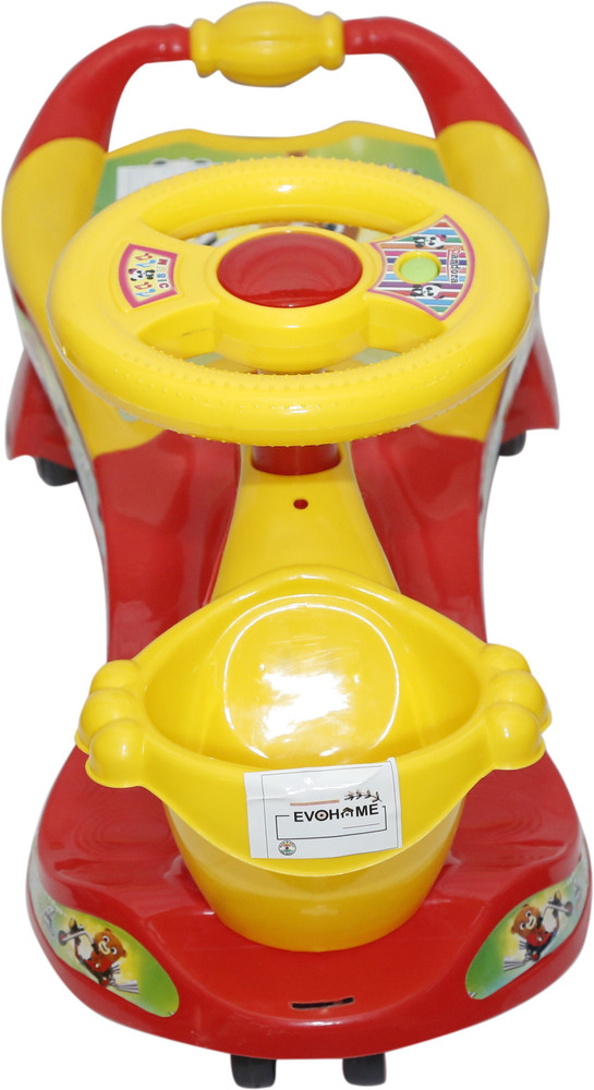 Zig zag riding toy top