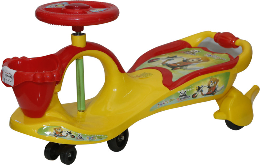 Zig zag hot sale ride on car