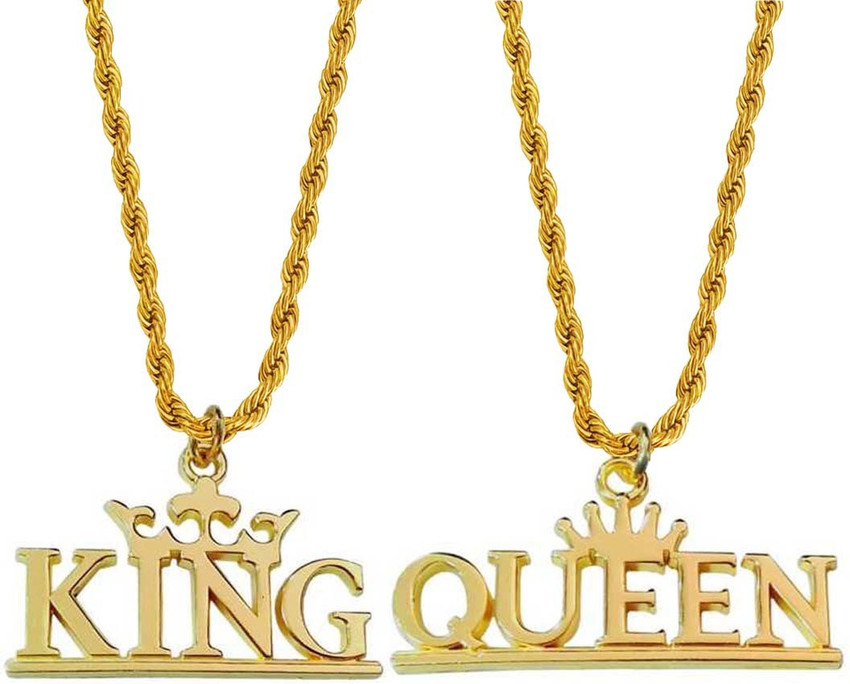 M Men Style Valentine Gift Couple Matching Jewelry King And Queen