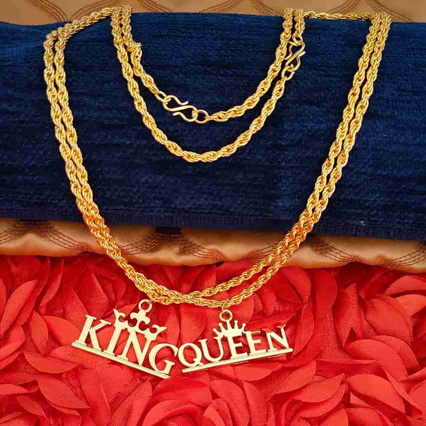 M Men Style Valentine Gift Couple Matching Jewelry King And Queen