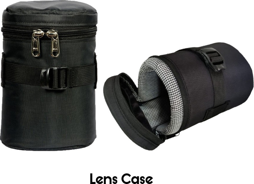 Lens pouch belt clearance