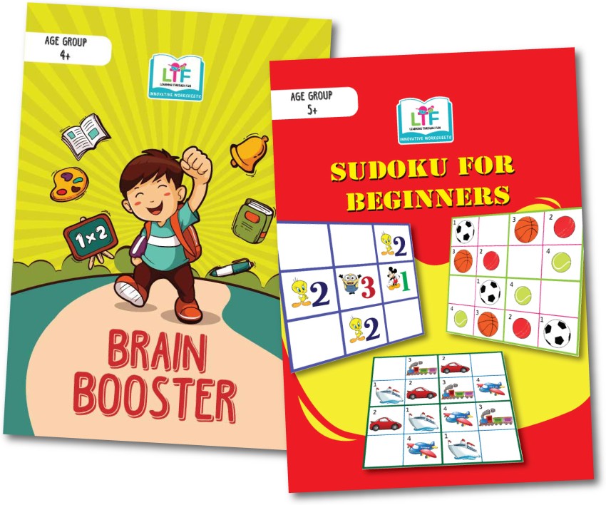 Sudoku Thinking Game Book for Kids, Smart Brain Learning, bolso